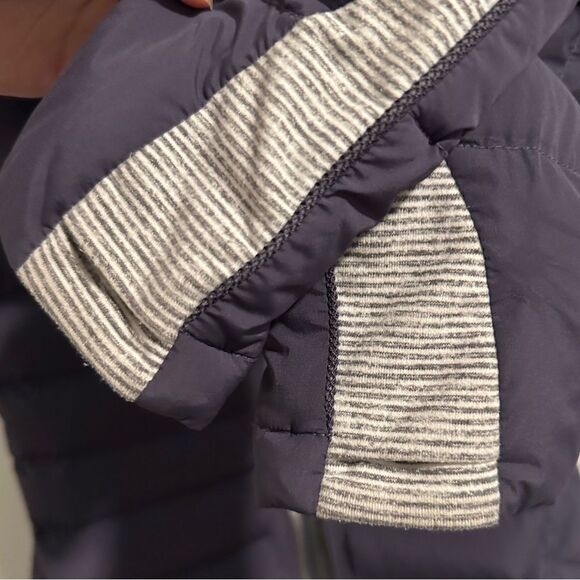 Lululemon Fluffed Up Jacket Purple Nightfall Puffer Goose Down Quilted Winter - Picture 13 of 15